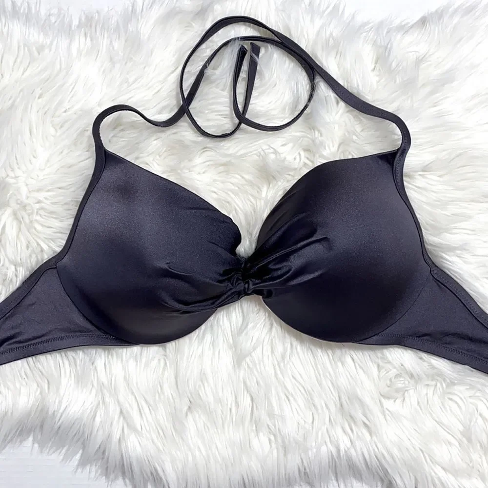 💥NWOT Shade & Shore Dream Halter Bikini Top Sz 38DD